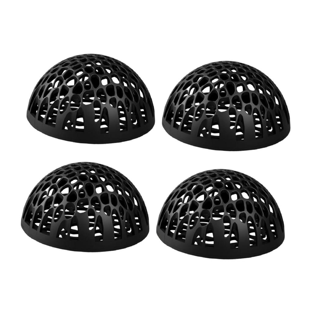 4 Pieces Tank Cave Shelter Hollow Hiding House Rest Hide Supplies Aquarium Shelter for Cichlid Reptiles