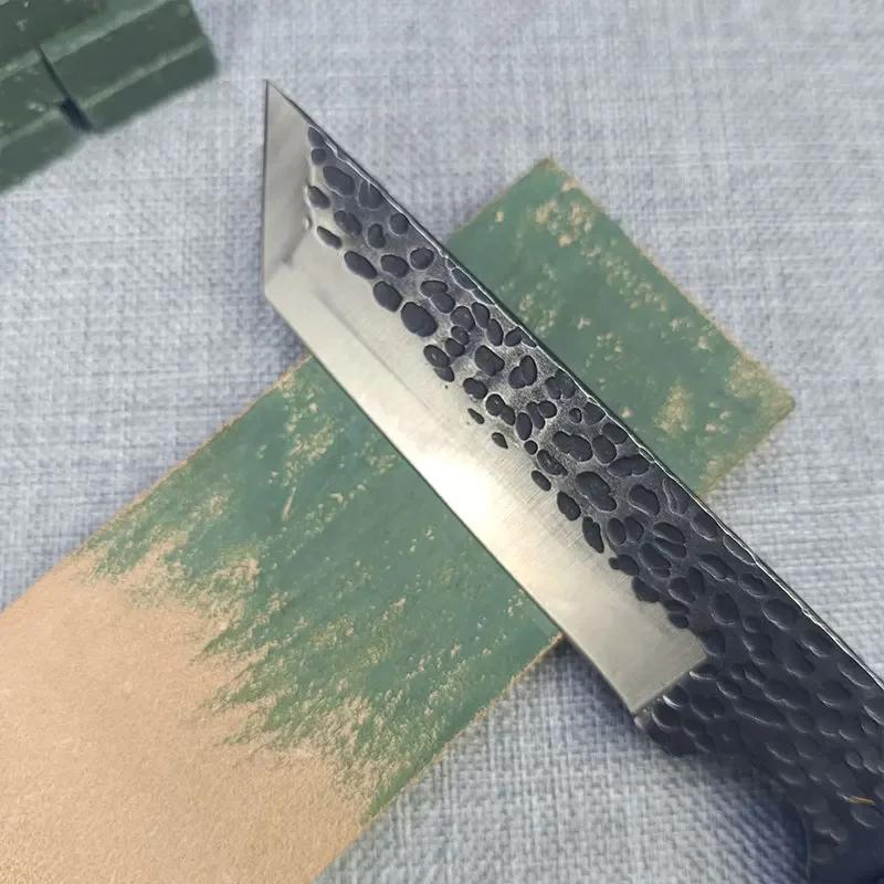 Sharpening with Polishing Compound - Double Sided Stropping Leather : Knife for Wood Carving and Woodworking Leather for Knife
