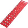 Fast Thread Identification Gauge with 28 34 44 Holes for Both Metric and For IMPERIAL Screws Lightweight Aluminum
