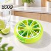 Daily Pill Management Tool 7 Day Organizer, Portable Rotary Case, Cute Fruit Style Vitamin Holder for Trips Compact ABS Container Travel And