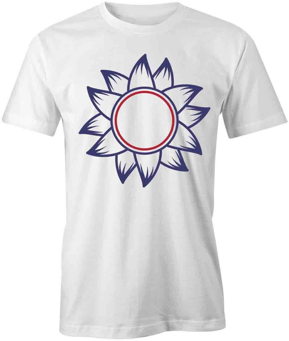 SUNFLOWER TShirt Tee Short-Sleeved Cotton USA PATRIOTIC CLOTHING S1WSA364 XXL