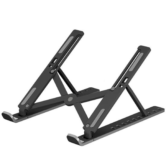 

Laptop Stand Foldable Ten Gear Adjustment Portable Portable ABS Computer Support for Notebook Tablet Book