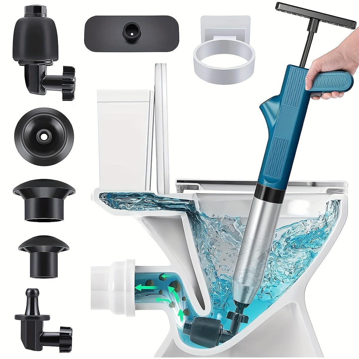 Drain Blaster, Sink Plunger,  High Pressure Air Drain Blaster Gun with Visual Barometer,Air Power Toilet Plunger
