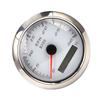 85Mm Marine Tachometer LCD Hour Meter 0-3000 RPM Speedometer 12V/24V Red Backlight Odometer