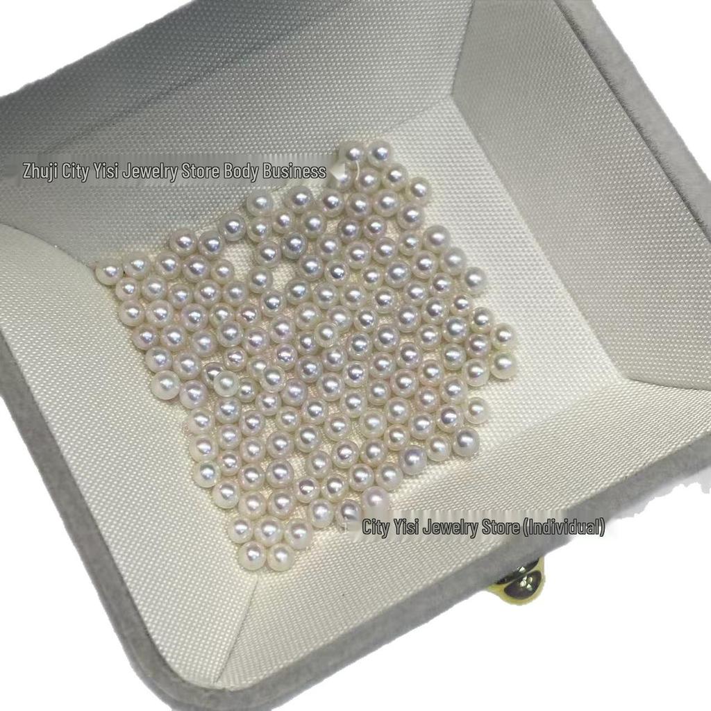 2-3mm Freshwater Holeless Near Round Pearl Beads