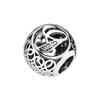 Pandora English letters decorated with hollow design pendant, same style for men and women, couple model, silver 791851CZ