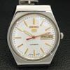 JAPAN VINTAGE SEIKO 5 AUTOMATIC 6349A MENS WHITE COLOR DIAL WATCH a702627-1