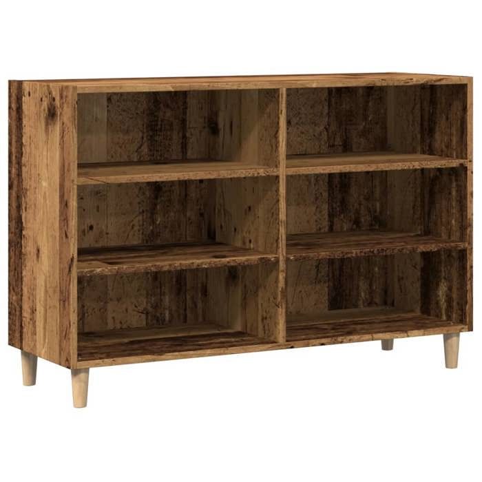 VidaXL Buffet vieux bois 103,5x35x70 cm bois d'ingénierie, armoire, placard, meuble latéral, armoire latérale, meuble de 856450