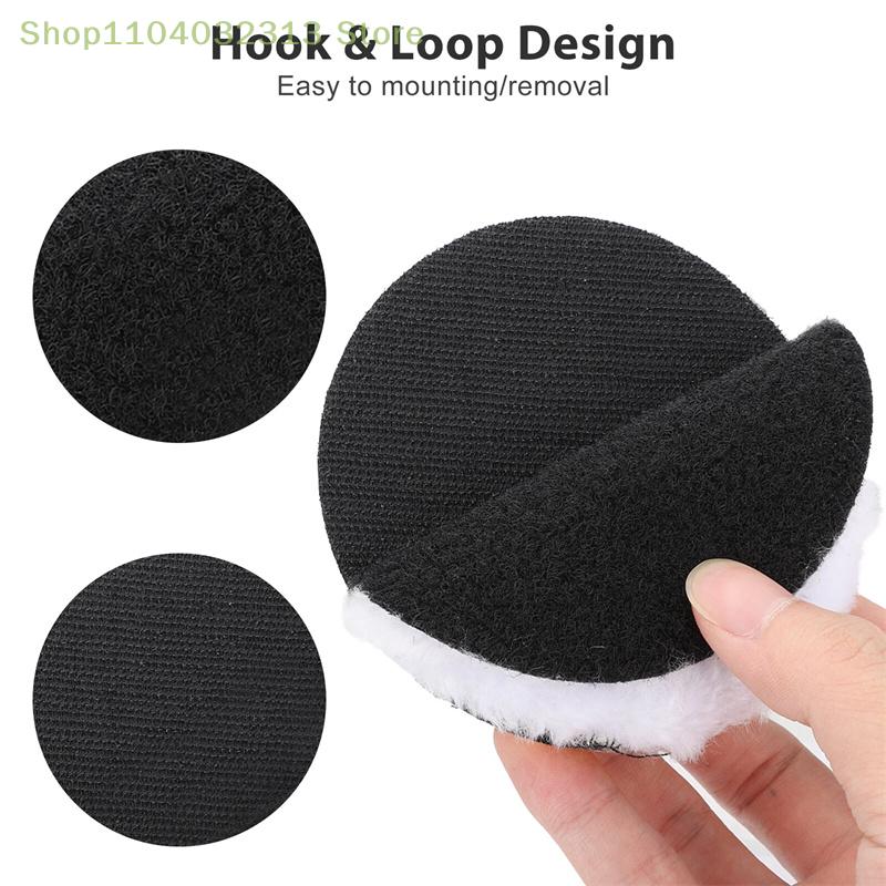 7PCS/Set 4inch Car Polishing Waxing Buffing Wheel Pad Car Polisher Kit For Auto Car Care Car-styling Beauty cleaning