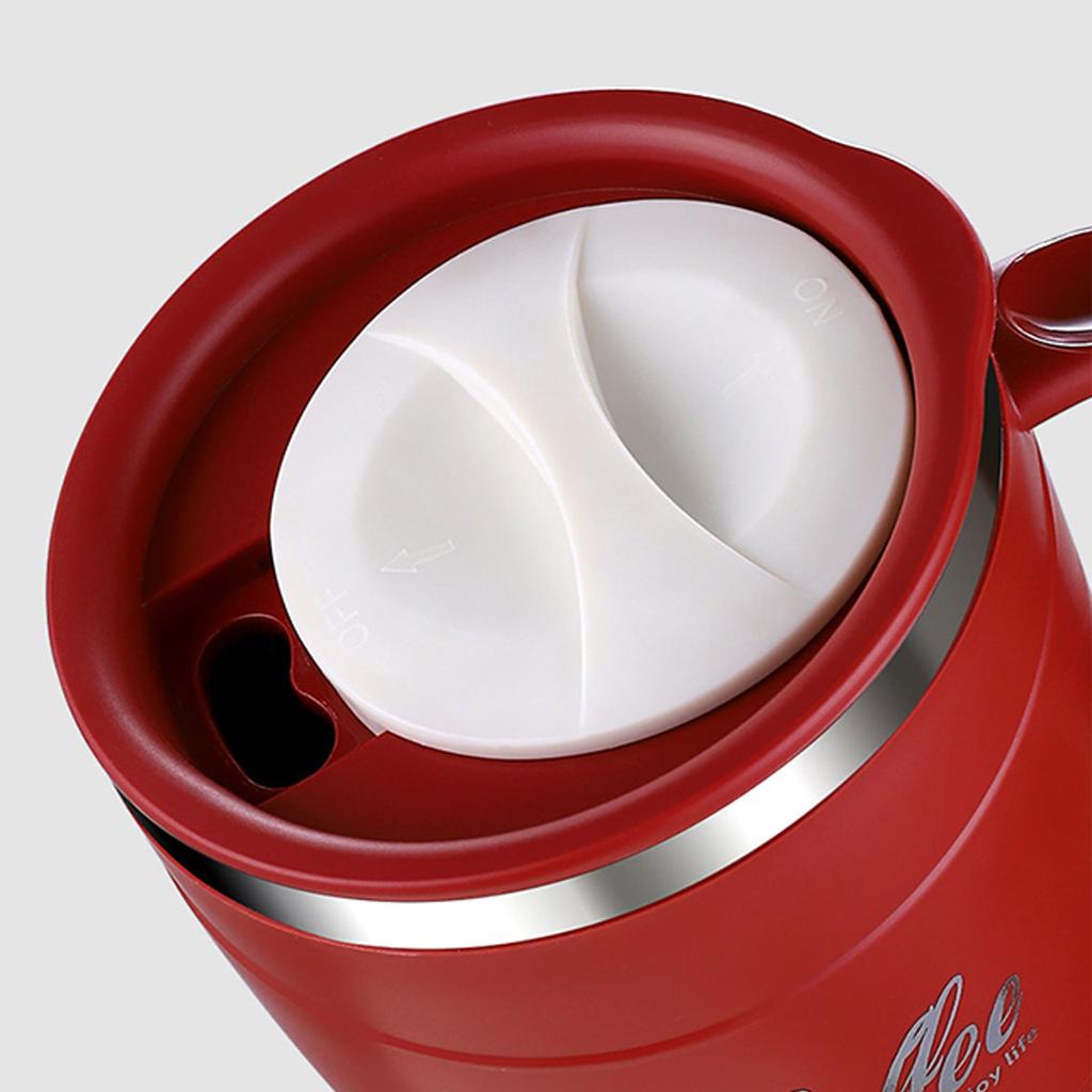 500ML Double-layer Thermos Mug 304 Stainless Steel Milk Coffee Cup Portable Sealed Cold And Hot Water Drinking Cup With Handle