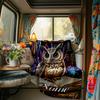 Mystical Owl In A Magical Library Blanketcustomizable With Your Namecomfortable And Stylish Perfect For Travel Beds Chairs Offices Sofas