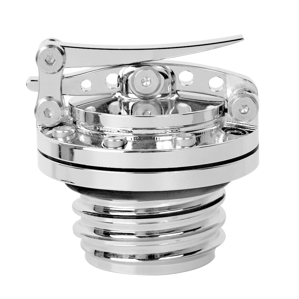 

Baohatsu Replacement Aluminum Tank Cap for Harley 97-17 Sportster XL 1200 883 X48 Models (Silver) серебряный