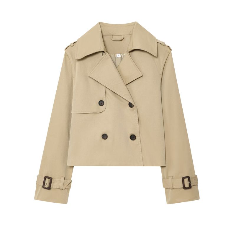 Araltay New Arrival Women's Clothing Fashion Style Fashion All-Match Minimalist Casual Style Short Trench Coat Jacket Outwear