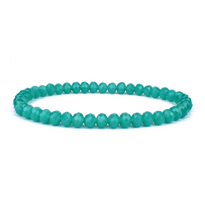 Mini Geslepen Kristal Armband Dames Luxe Kralen Dames Armband Mode 6/8mm 41kleur Kristallen Kralen Armband Vriendschap Sieraden