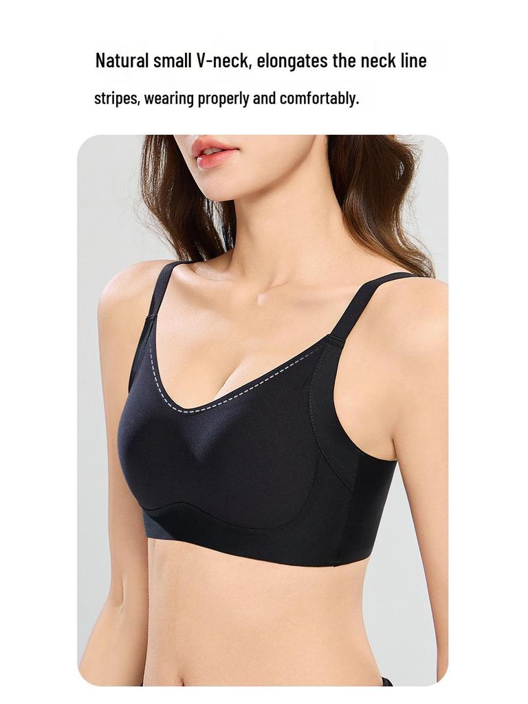Invisible Seamless Double Lift Push-Up Bra with Palm Cup for Small Chest - Soft Support & Shaping Underwear for Women
