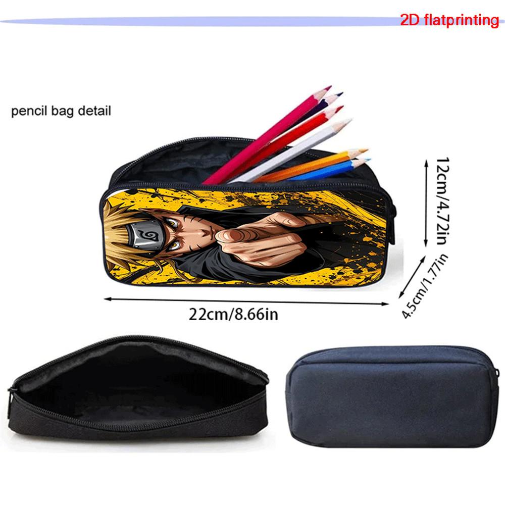Comic NARUTO 15-inch Lightweight Everyday Backpack Features Adjustable Back Straps Plus Is Suitable For Boys And Girls Aged 5-10