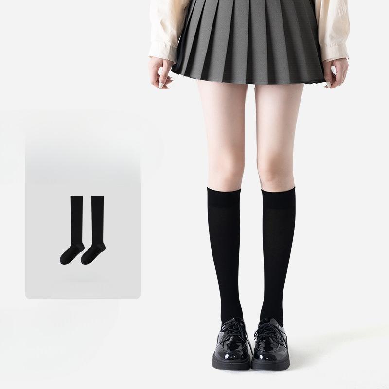 

Women s Summer Thin Micro Pressure Slim Pressure Breathable Sports Stretch Calf Socks 1 pair чёрный