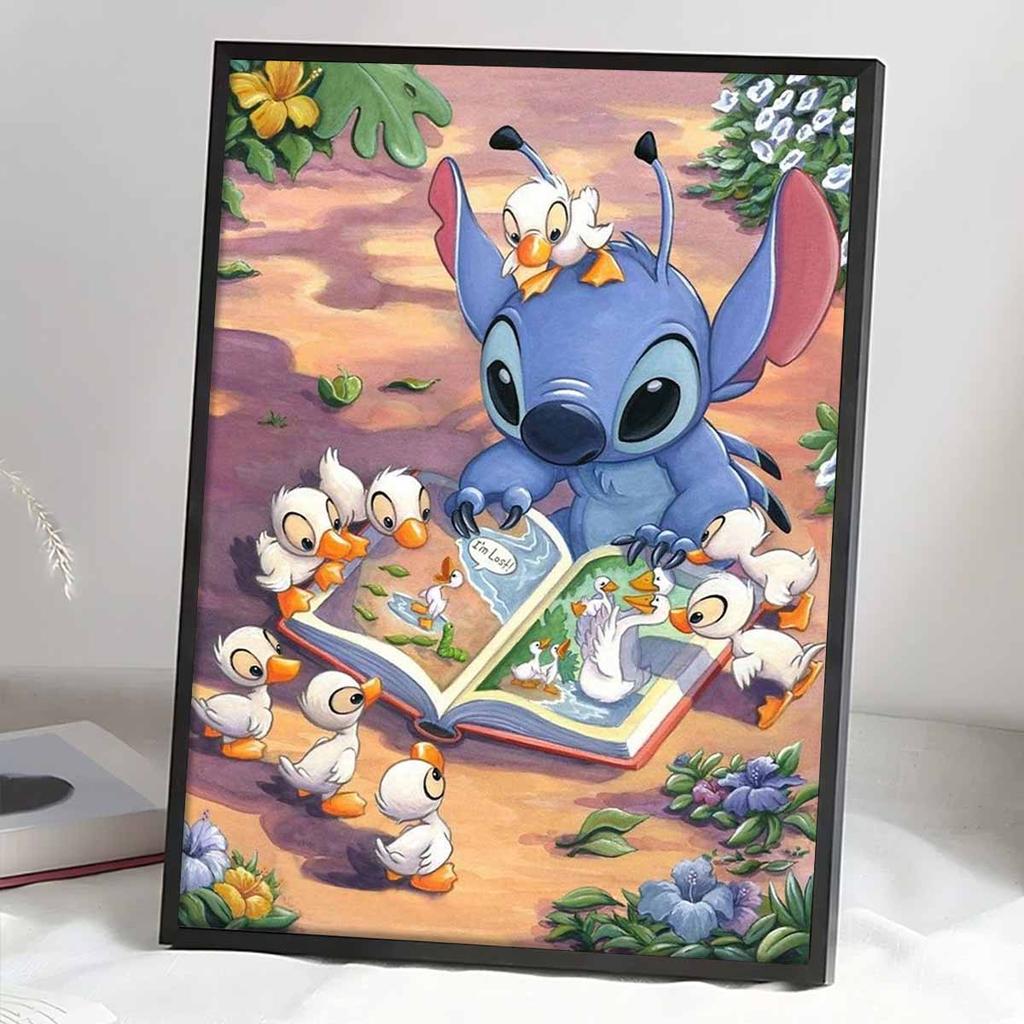 DIY Diamond Painting Stitch Reading A Book Cross Stitch Kit Mosaic Art Diamond Painting Full Circle Diamond Home Decoration