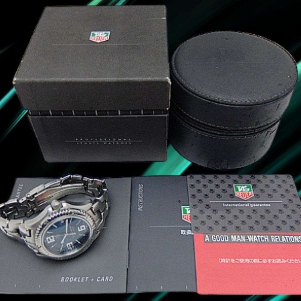 Tag Heuer Professional 200 Ref. WT1119.BA0551 SS Green Dial S-Link Bracelet Quartz Limited Edition of 1,000 Used