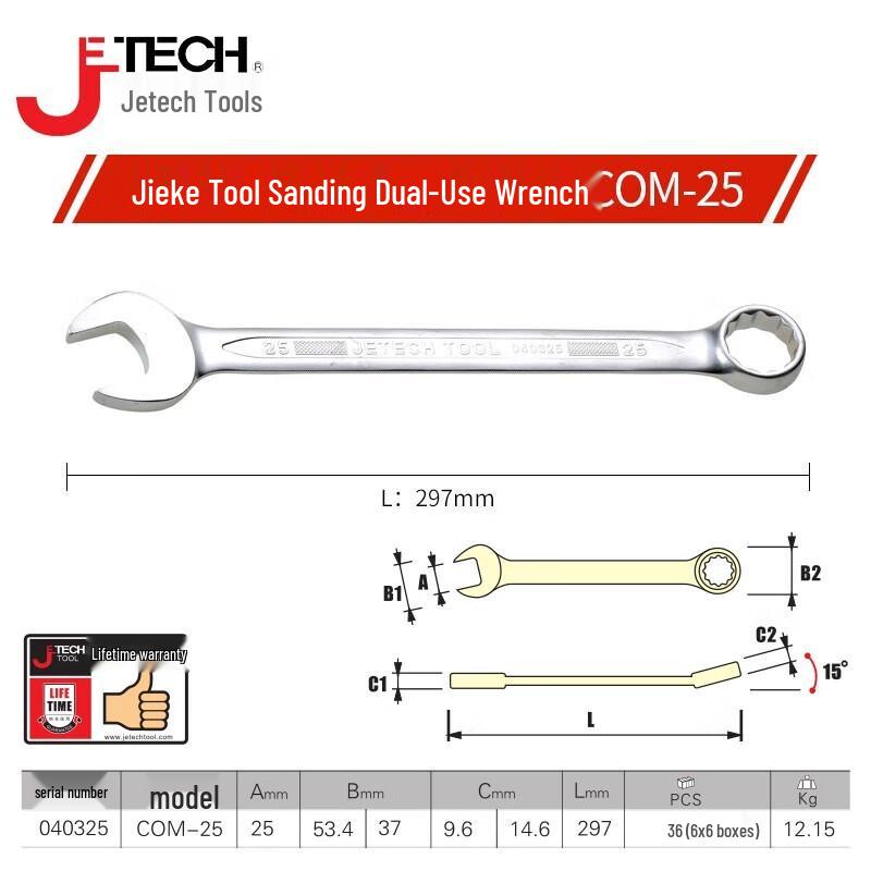 SMVP Combination Double-Ended Wrench CN plug (adapter included)