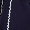 ISSEY MIYAKE made in Japan Stainless collar coat 3 Navy blue Women Used