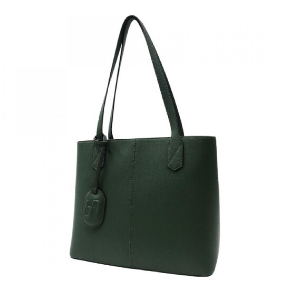 BAnAvAnA Meiji A Shoulder bAg Genuine leAther dArk Green hmwcA259mAi0 1
