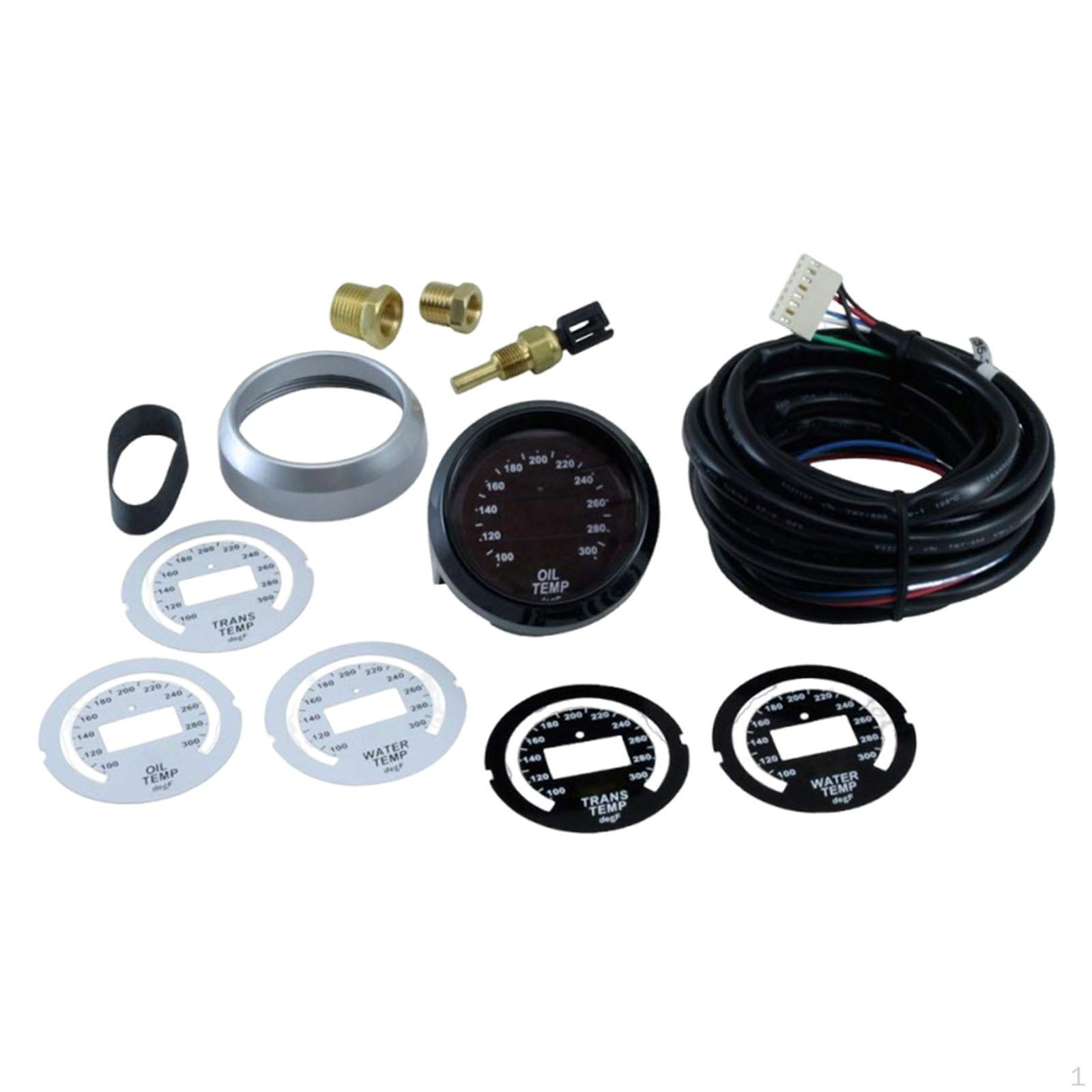 

30-4402 Multipurpose Accessory Replacement 52mm Oil Water Temperature Gauge