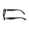 MIU MIU Oval Sunglasses With Sculpted Temples Women Sunglasses Black MU06ZS1AB5S0C