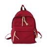 Vintage Girl Schoolbag Female Style High School College Student Junior High School Student Simple Super Fire Backpack Backpack