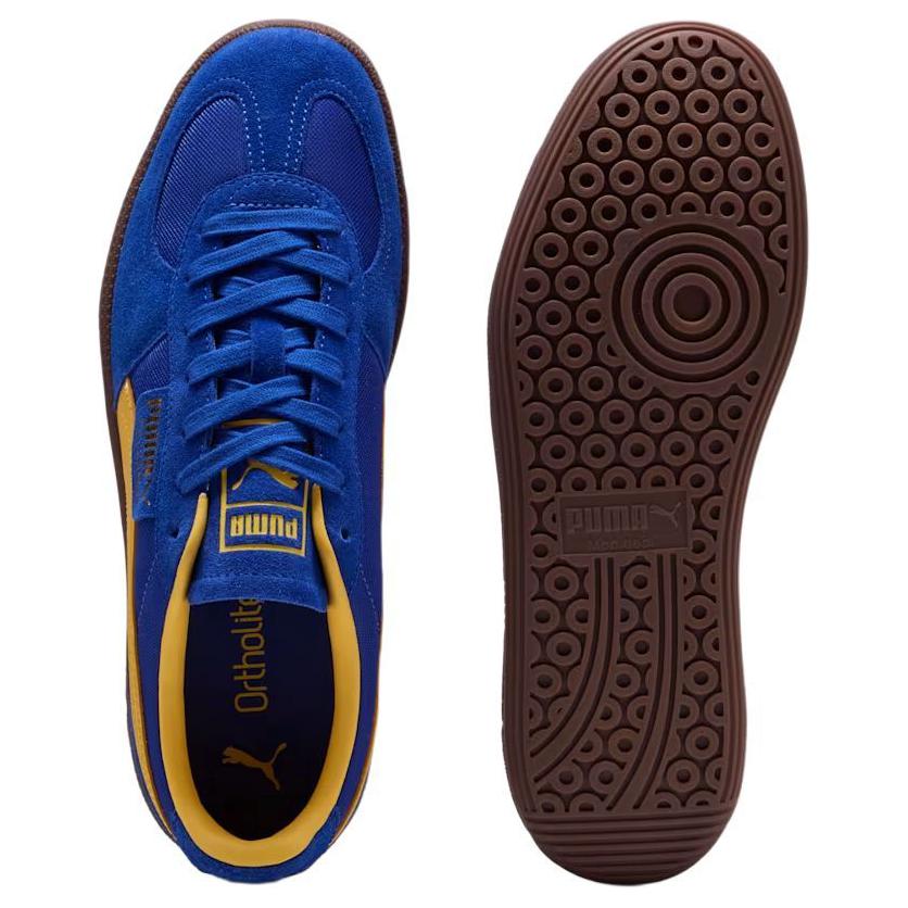 Puma Palermo Vintage Update Unisex Blue Low Top Retro Sneakers Classic Comfortable 401364-02