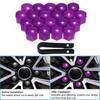 2 Car Wheel Nut Cover Easy To Install Rims Exterior