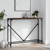 VidaXL Console Table Smoked Oak 102x22.5x75 Cm Engineered Wood 834132