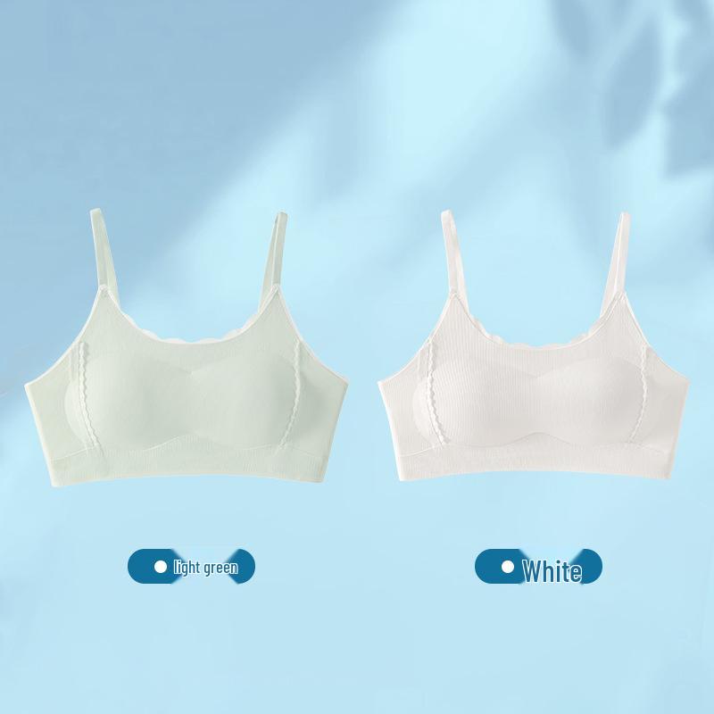 Girls' Seamless Sports Bra - Puberty Stages 2 & 3 Shockproof Vest