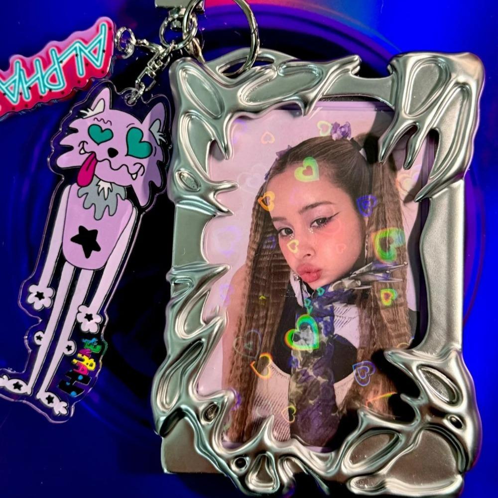 

Формований гальванічний тримач для фотокартки, сріблястий металевий чохол для креативної картки Premium Sense