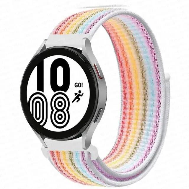 20mm 22mm Nylon-Schlaufenband Für Garmin Forerunner 265 965 255 255M 245 645 158/Venu 2Plus/Vivoactive 4 3/Venu SQ 2 Armband