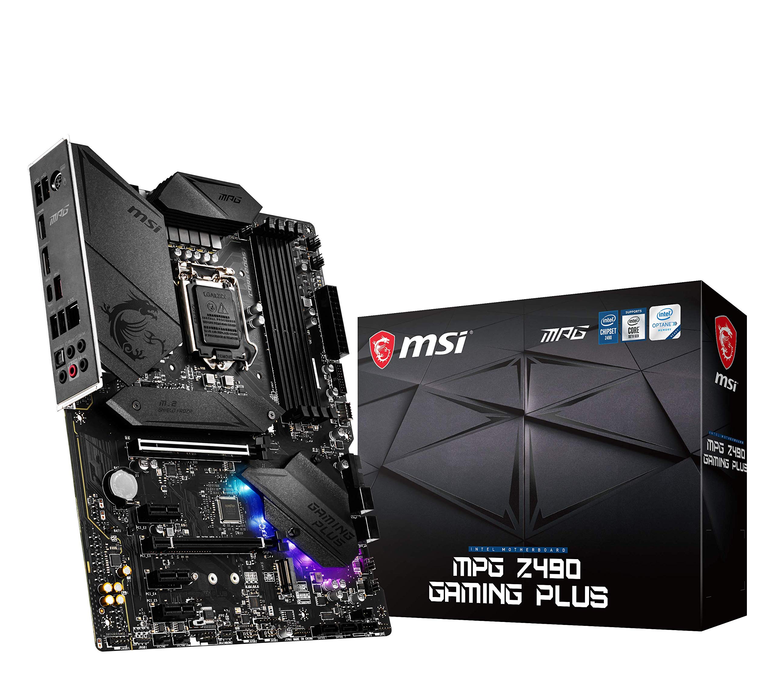 

MSI MPG Z490 GAMING PLUS Материнська плата ATX з Intel Z490 MB4954 [З чіпсетом]