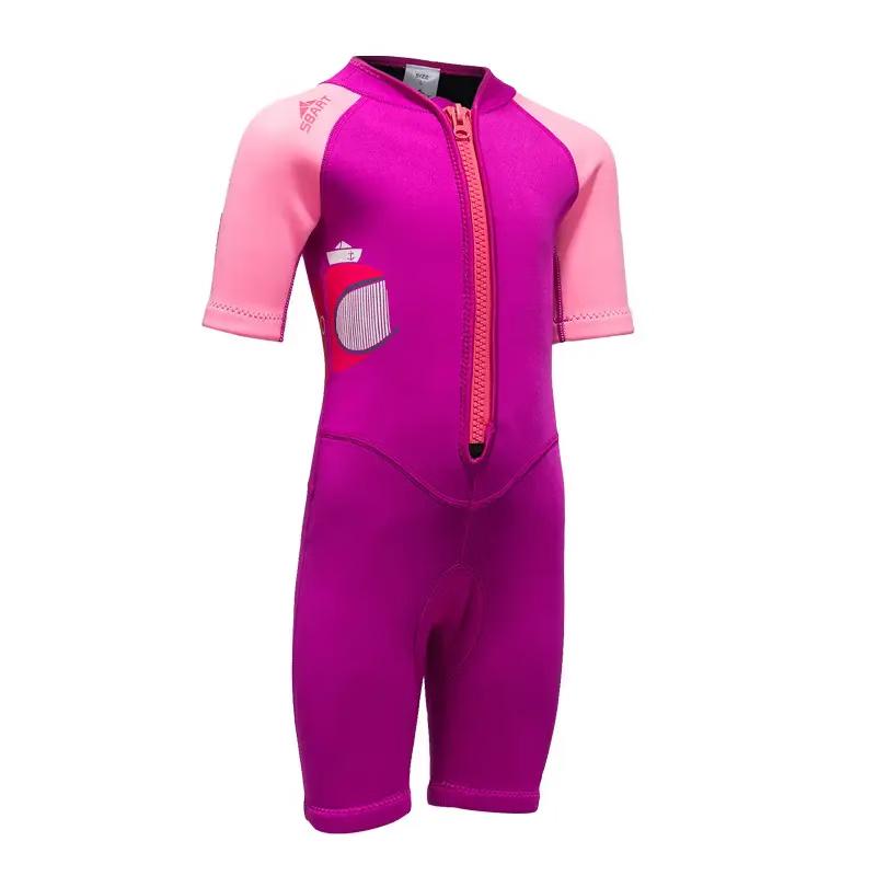 SBART Kids Short Sleeve One-Piece Wetsuit S