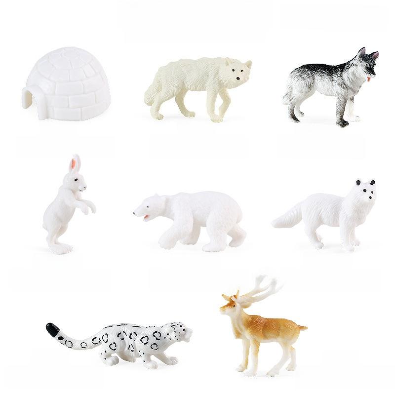 Farm Pasture Simulation Plastic Doll Model Ornament Farmer Worker Animal Woman