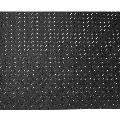 VEVOR Garage Floor Roll, 1.22 x 7.62 m Garage Flooring Mat, 3 mm Thickened Rubber Diamond Plate Floor Protector Mat, Non-Slip, Wear-resist Waterproof