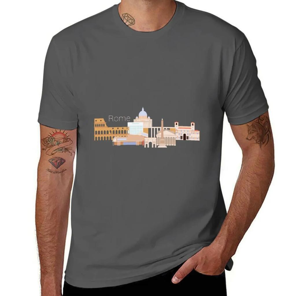 Rome T-Shirt graphic t shirts plain mens white t shirts