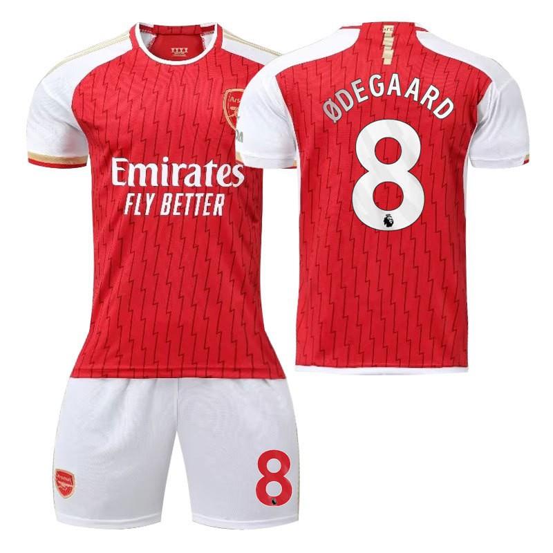 2324 Arsenal's Home Football Uniform Set Jersey No. 8 Udgau 7 Saka Player Version Fan Team