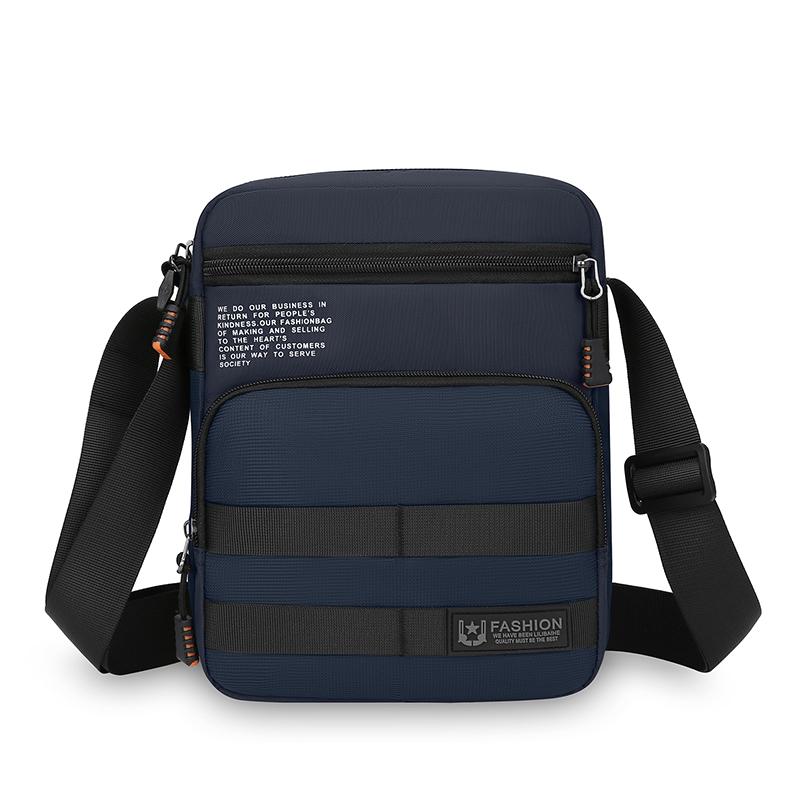 Geantă pentru bărbați Geantă de umăr cu compartimente multiple Geantă de afaceri ușoară Geantă crossbody de călătorie