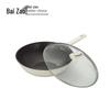 Bai Zao 30cm Non-stick Fine Iron Wok with Lid