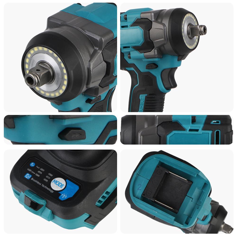 Tragbarer, superstarker, multifunktionaler und leistungsstarker elektrischer Schlagschrauber mit 500 N für die mechanische Wartung