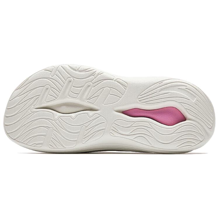 Anta Trendy Comfortable Versatile Non-Slip Wear-Resistant Slide Sandals Women Footwear White Pink 122538528-5