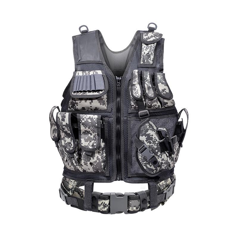 Verstellbare taktische Molle-Weste Kampf-Körperschutzwesten Sicherheitsweste Jagd Armee Outdoor CS Kriegsspiel Airsoft Trainingsjacke