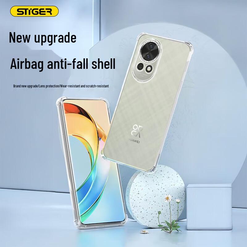 STEK Transparent Anti-Fall TPU Phone Case for Huawei Nova 13/12