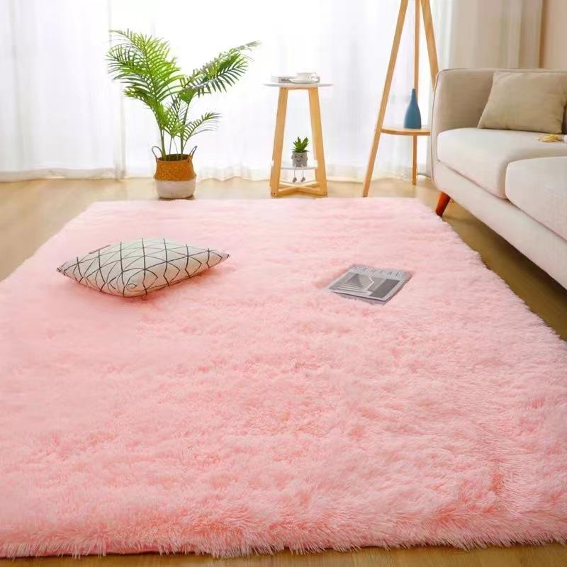 Nordic Style Living Room Carpet Sofa Coffee Table Blanket Fully Covered Non-slip Floor Mat Plush Floor Mat Household Bedroom Bedside Blanket