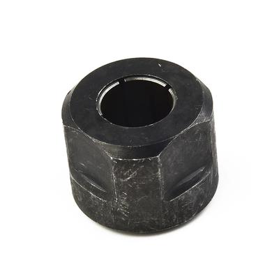 Black Collet Chuck Adapter Nut Plunge Electric Router Bit Collets 12.7mm Center Hole For 3612 Engraving Machine