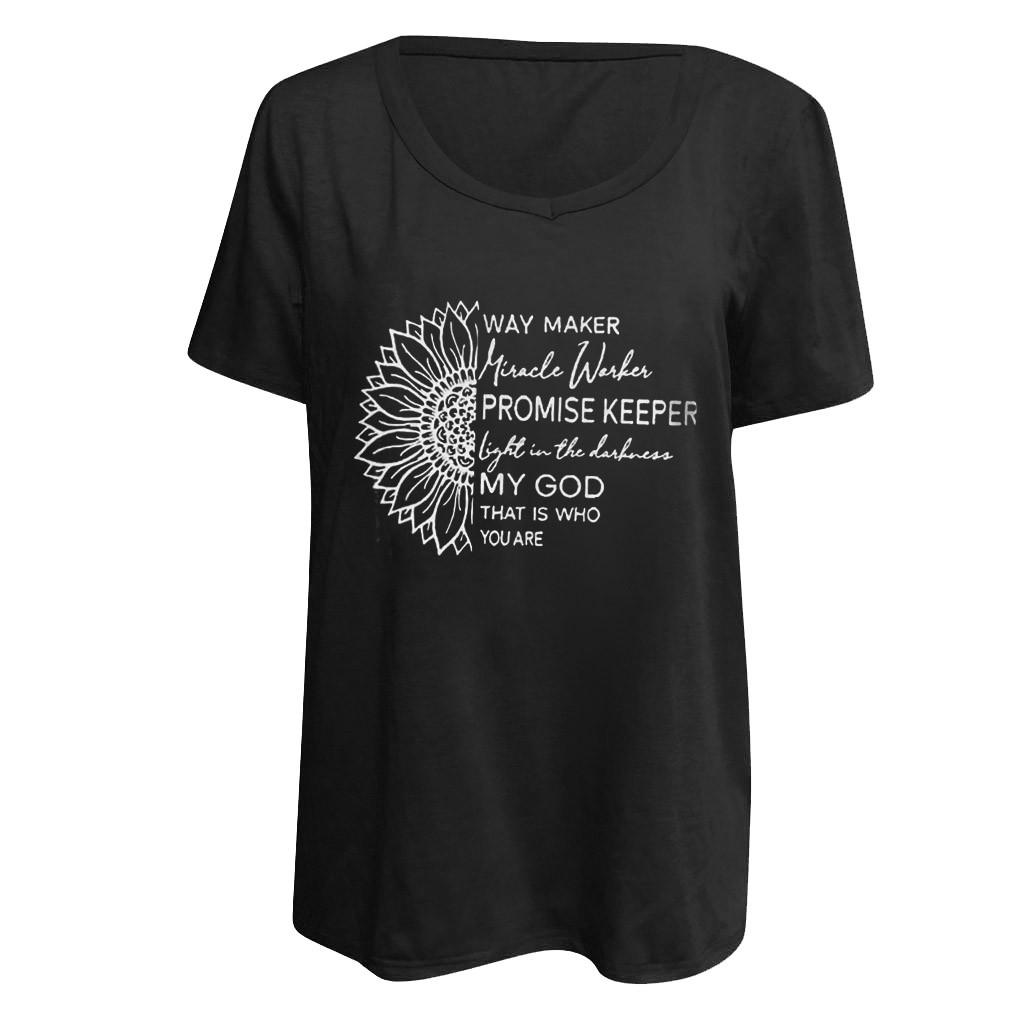 Womens Casual V Neck T-shirt Short Sleeve Letter Print Blouse Tops